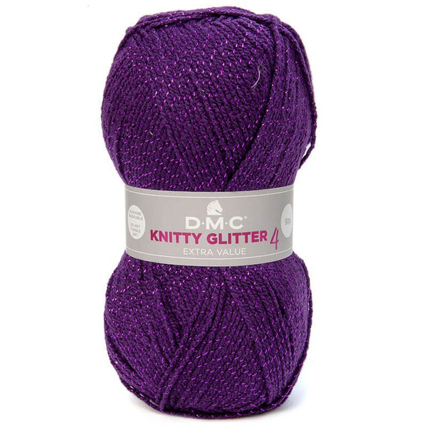 DMC - Knitty glitter mauve (prix pour 1 pelote)