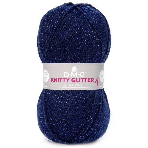 DMC - Knitty glitter bleu marine (prix pour 1 pelote)