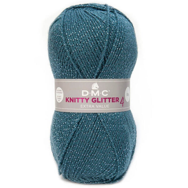 DMC - Knitty glitter pétrole (prix pour 1 pelote)
