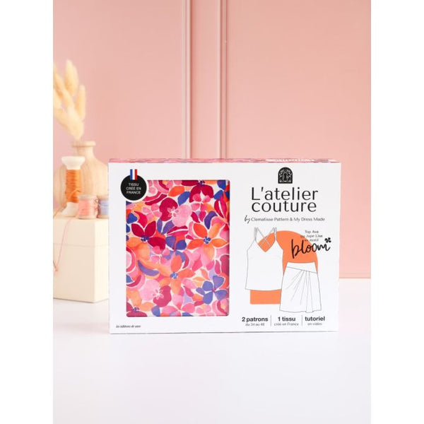 Coffret - l'atelier couture - top ava et jupe lisa - prix pour le coffret