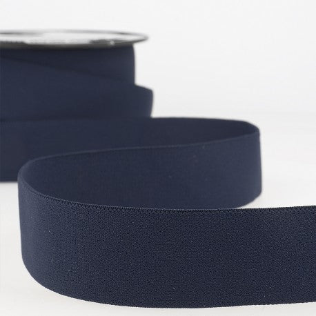 Elastique doux boxer et lingerie 15mm - bleu marine (prix au mètre)