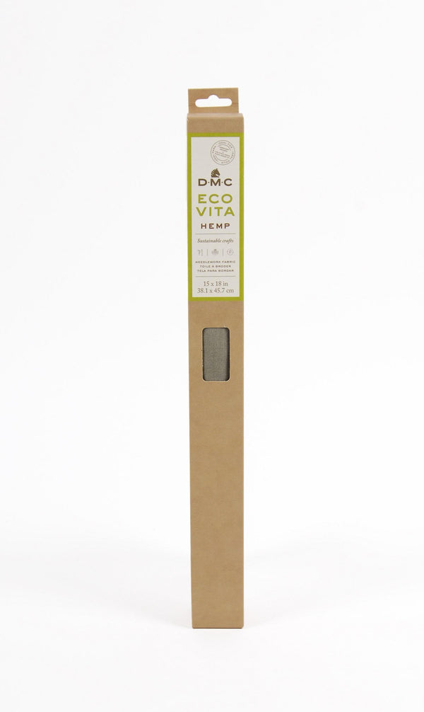 Toile 100% chanvre - Eco vita de DMC - plusieurs coloris (prix pour le coupon)