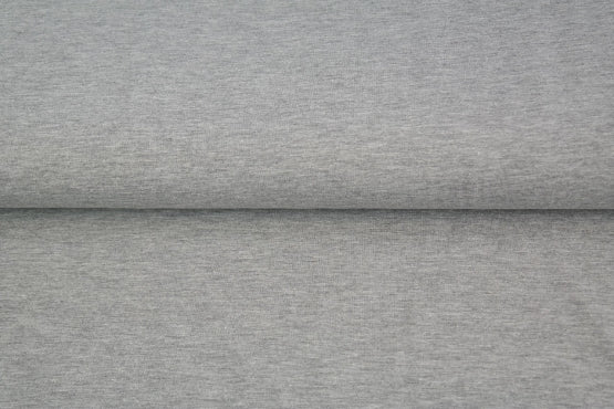 Bord cote tubulaire gris souris chiné - Oeko-tex( prix par 10cm)
