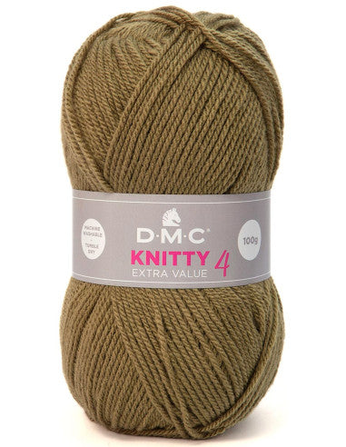 DMC - Knitty 4 - kaki/mousse 634  (prix pour 1 pelote)