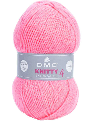 DMC - Knitty 4 - rose bonbon 992 (prix pour 1 pelote)