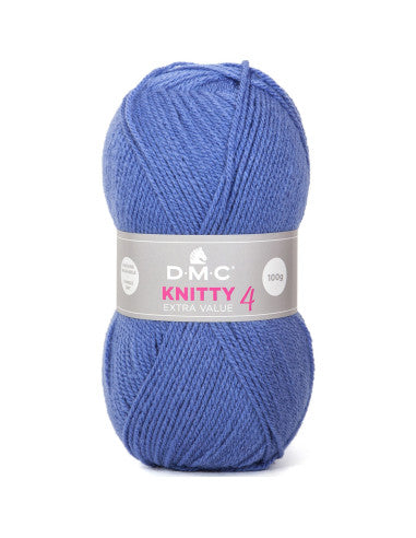 DMC - Knitty 4 - bleu moyen 667 (prix pour 1 pelote)