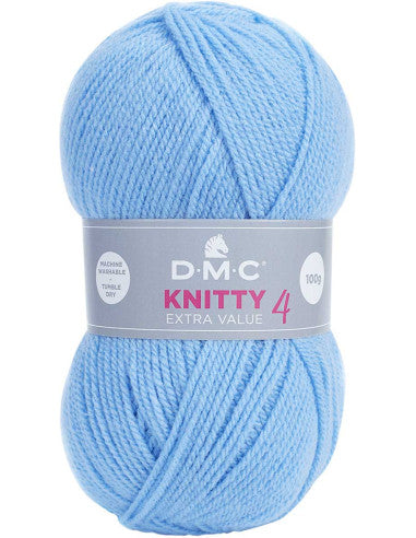DMC - Knitty 4 - bleu 969 (prix pour 1 pelote)