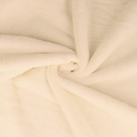 Fausse fourrure écru tout douce certifiée oeko-tex (prix pour 10cm)