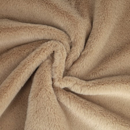 Fausse fourrure sable tout douce certifiée oeko-tex (prix pour 10cm)