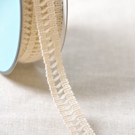 Galon de broderie jour échelle écru - 15mm (prix au mètre)