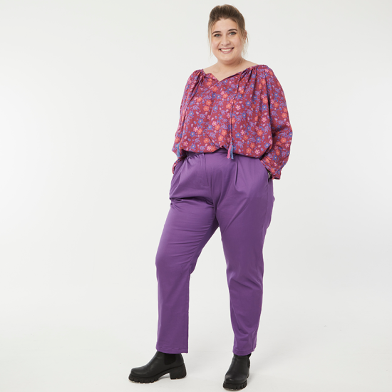 PDF - Patron grandes tailles du pantalon / short Patrick de Coralie Bijasson (Tailles 48 à 56)