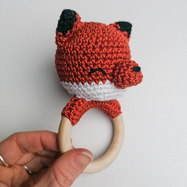 Kit hochet au crochet Lucas le renard (prix pour le set)