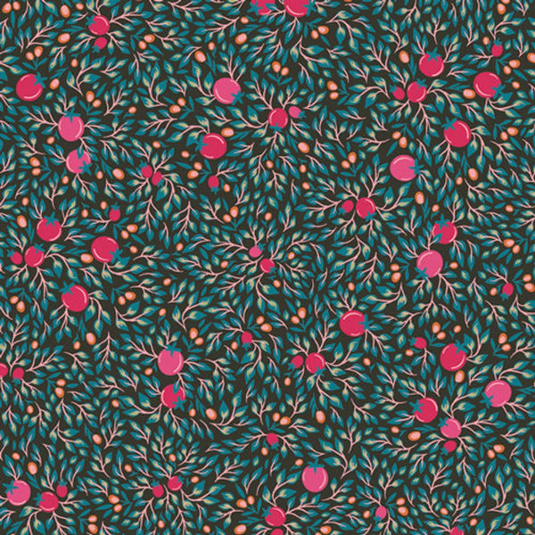Superbe coupon 3m de popeline Art Gallery Fabrics - "Flower society" - 110cm de large