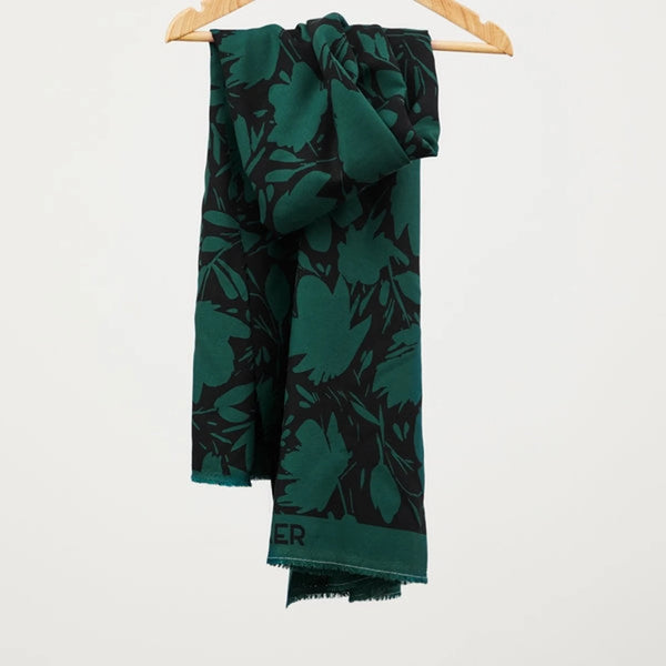 Crêpe de viscose "Flora shade bottle green" Eco-Vero de Mind the Maker (prix pour 10cm)