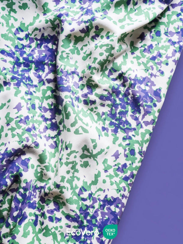 Twill de viscose " Iris ivory" Eco-Vero de Mind the maker (Prix pour 10cm)