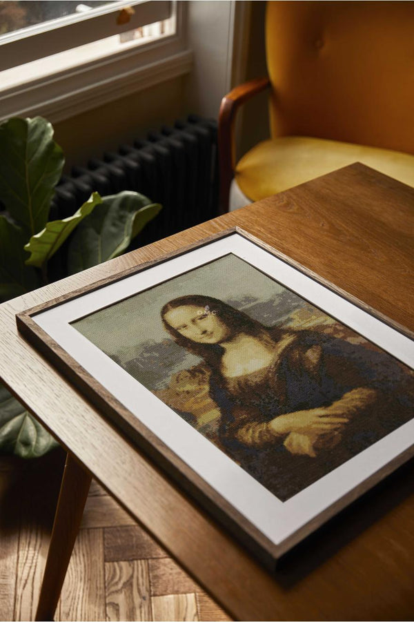 Kit de broderie - La Joconde - Mona Lisa de DMC - collection Louvre  (prix pour l'ensemble)