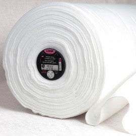 Entoilage - isolant chaleur pour manique, dessous de plat, gant...  à coudre ou coller - blanc (prix au mètre)