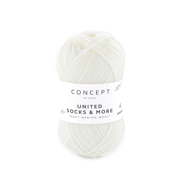 Katia - united Socks and more - couleur 1 (prix pour 1 pelote)