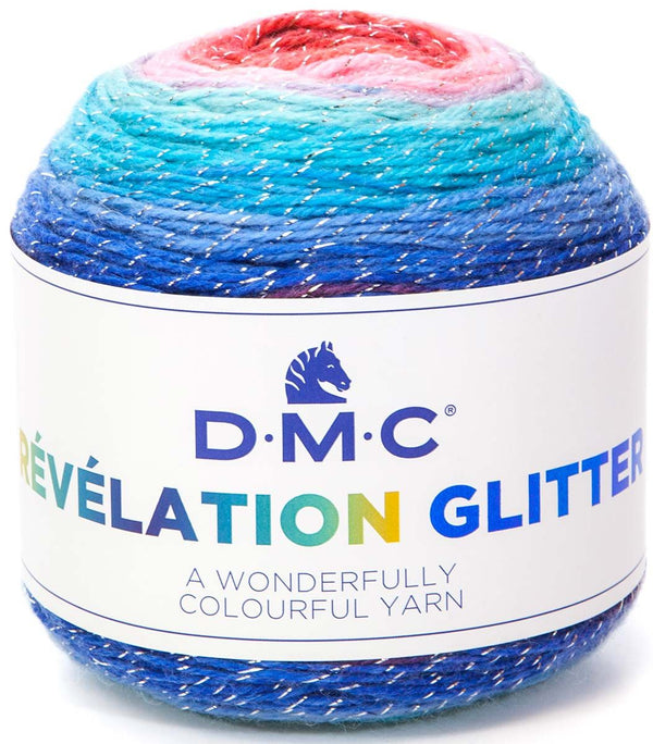 DMC - Révélation glitter - couleur 501 (prix pour 1 pelote)