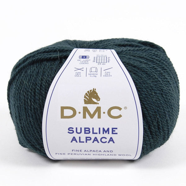 DMC - Sublime Alpaca - couleur 812 Vert forêt (prix pour 1 pelote)