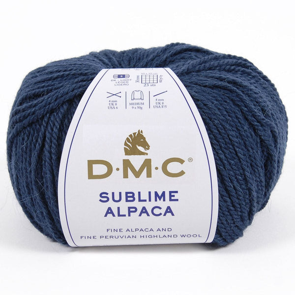 DMC - Sublime Alpaca - couleur 711 Bleu orage (prix pour 1 pelote)