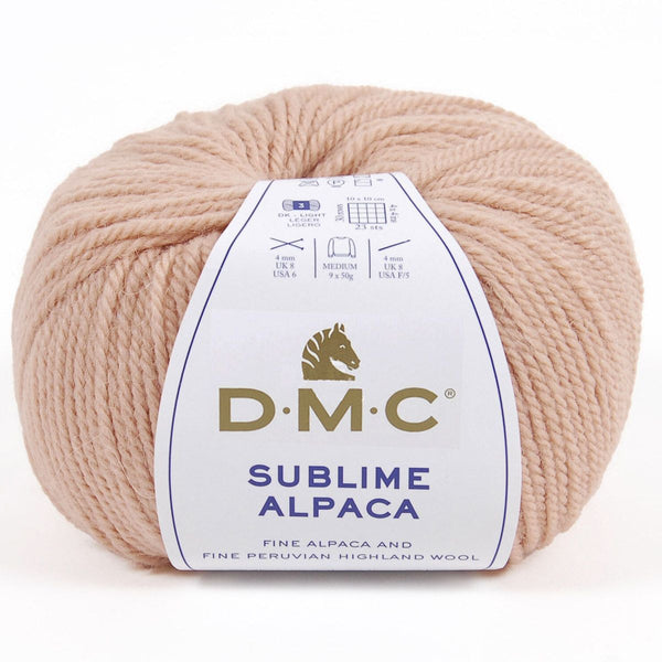 DMC - Sublime Alpaca - couleur 411 rose (prix pour 1 pelote)