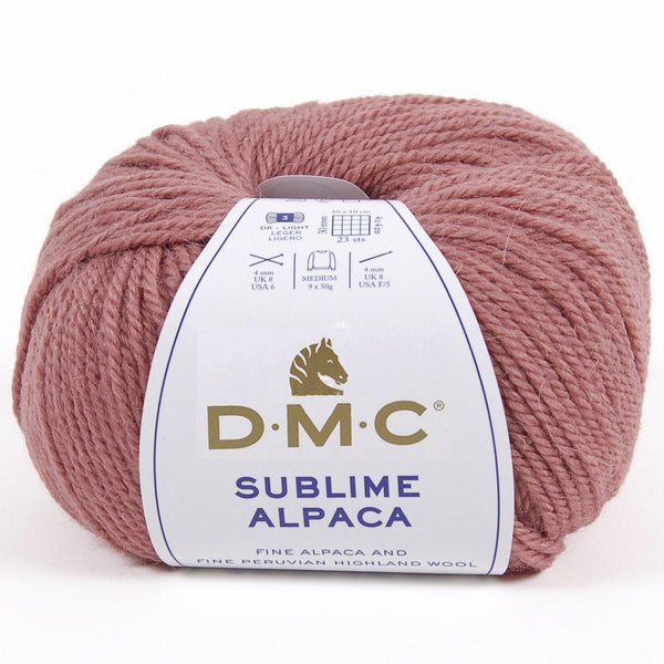 DMC - Sublime Alpaca - couleur 412 vieux rose (prix pour 1 pelote)