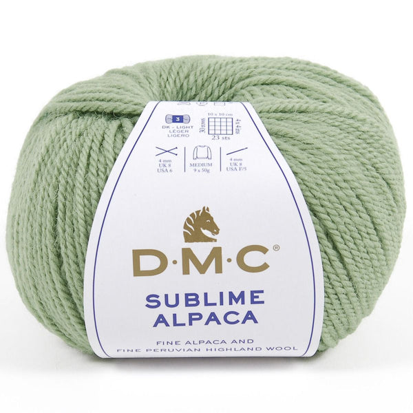 DMC - Sublime Alpaca - couleur 081 vert prés (prix pour 1 pelote)