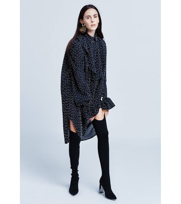 PDF - Patron digital - Le 605 Blouse-robe ample de DP Studio du 36 au 48 (fr)
