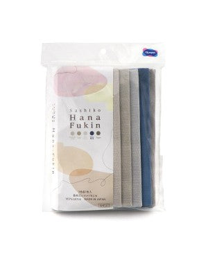Kit de 5 coupons de toile pour sashiko de 33cmX70cm - couleurs douces (prix pour le kit)