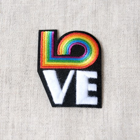 Patch thermocollant "Love square" - (prix à la pièce)
