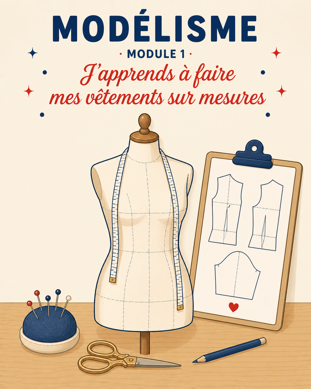 Patroontekenen – Module 1: Ik leer mijn kleding op maat maken