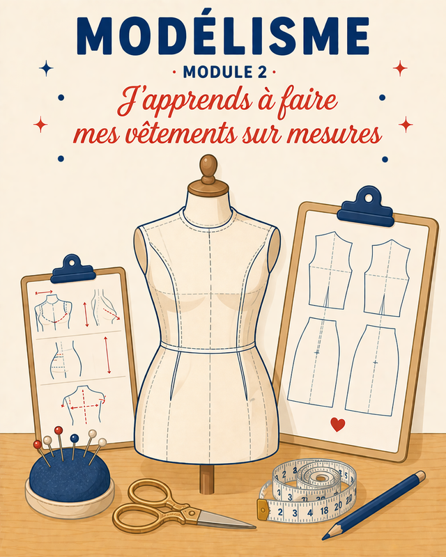 Patroontekenen – Module 2: Ik leer mijn kleding op maat maken