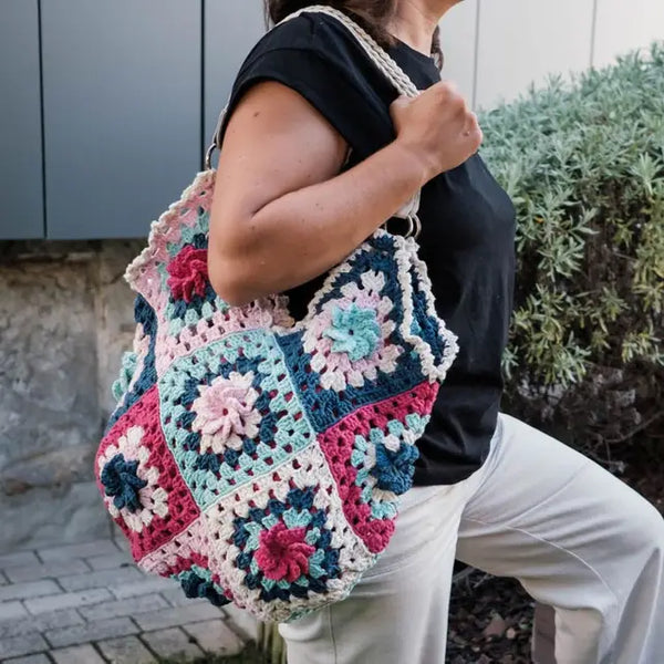 Kit sac Granny squares - marque Hoooked (prix pour le set)