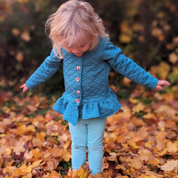 PDF - Patron digital de la veste enfant Clara de TOSCAminni  80 au 140cm (fr)