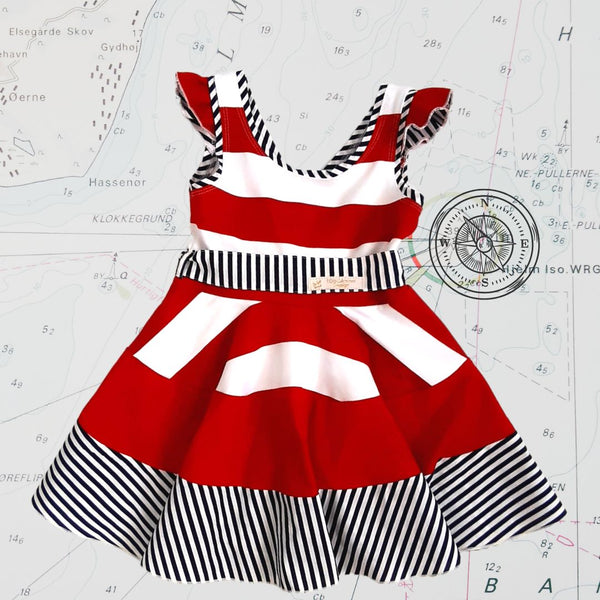 PDF - Patron digital de la robe enfant Britta de TOSCAminni du 80 au 152cm (fr)