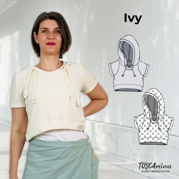 PDF - Patron digital du tee-shirt Ivy de TOSCAminni du 34 au 54 (fr)