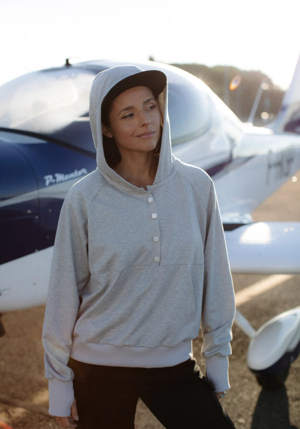 Patron pochette Sweat Adèle de Maison Fauve - taille 34 à 52 (fr et angl)