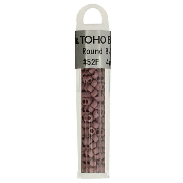 Perles de verre de marque japonaise Toho  couleur B-52F glycine mat (prix pour le tube de 4g)
