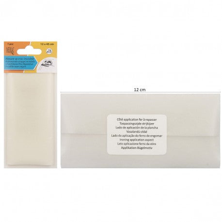 Répare accroc invisible 12X45cm ( vendu à la pièce)