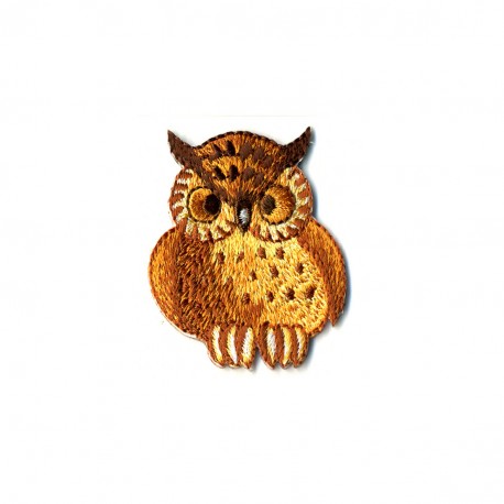 Patch thermocollant hiboux - (prix à la pièce)