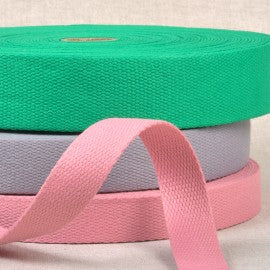 Sangles unies de 30mm en coton épais - choix de plusieurs coloris (Prix pour 50cm)