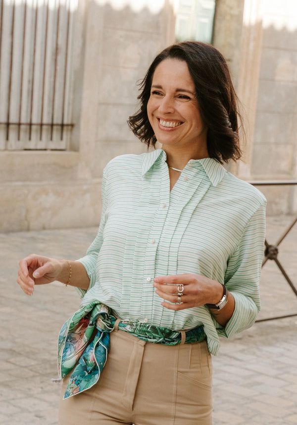 Patron pochette de la chemise Scala de Maison Fauve - taille 34 à 52 (fr et angl)