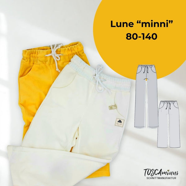 PDF - Patron digital du pantalon enfant Lune de TOSCAminni du 80 au 140cm (fr)