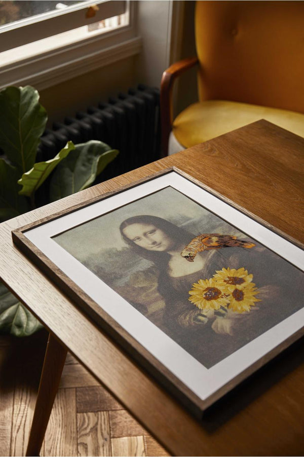 Kit de broderie - La Joconde X les tournesols de DMC - collection Louvre  (prix pour l'ensemble)