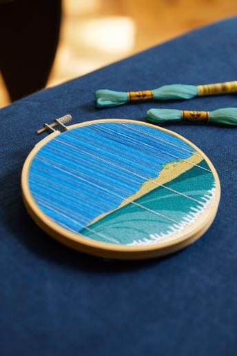 Kit de broderie - Pluie océane de DMC (prix pour l'ensemble)