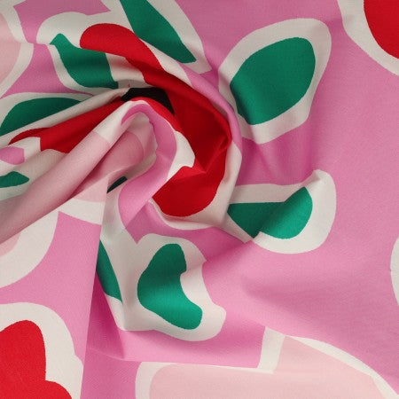 Popeline 100% coton "vintage floral" (prix pour 10cm)