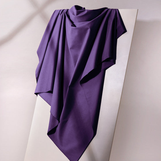 Gabardine light Atelier Brunette - Majestic purple (prix pour 10cm)