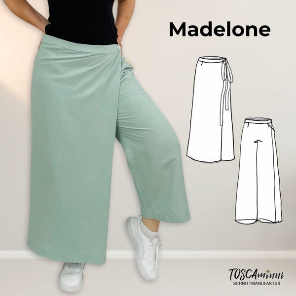 PDF - Patron digital du pantalon Madelone de TOSCAminni du 34 au 54 (fr)