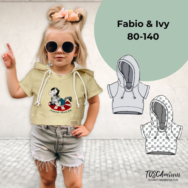 PDF - Patron digital du tee-shirt enfant Fabio de TOSCAminni du 80 au 140cm (fr)